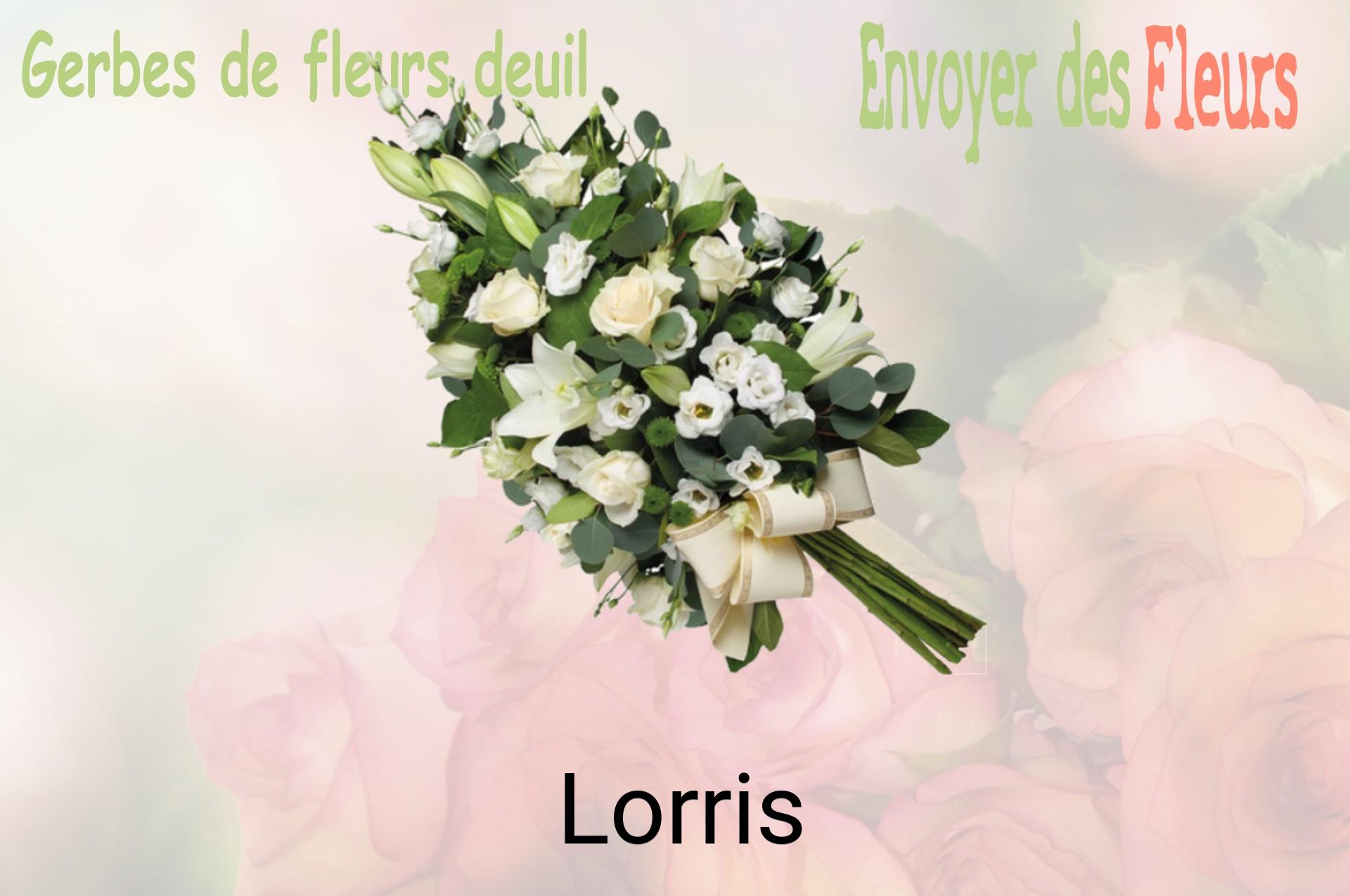 Gerbe de fleurs de deuil livrée à Lorris