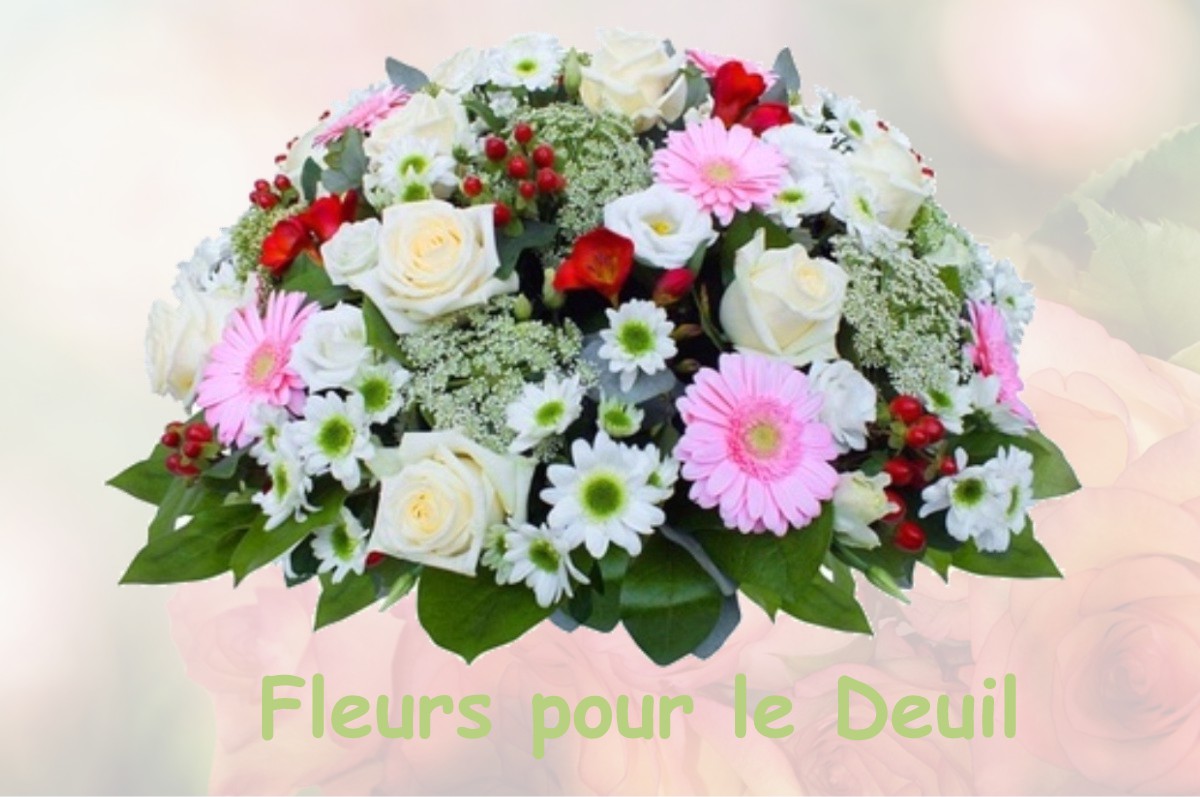 fleurs deuil LORRIS